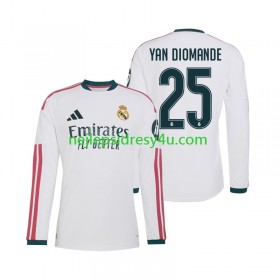 Fotbalový Dres Real Madrid Yan Diomande 25 Domácí 2026/27 Dlouhý Rukáv